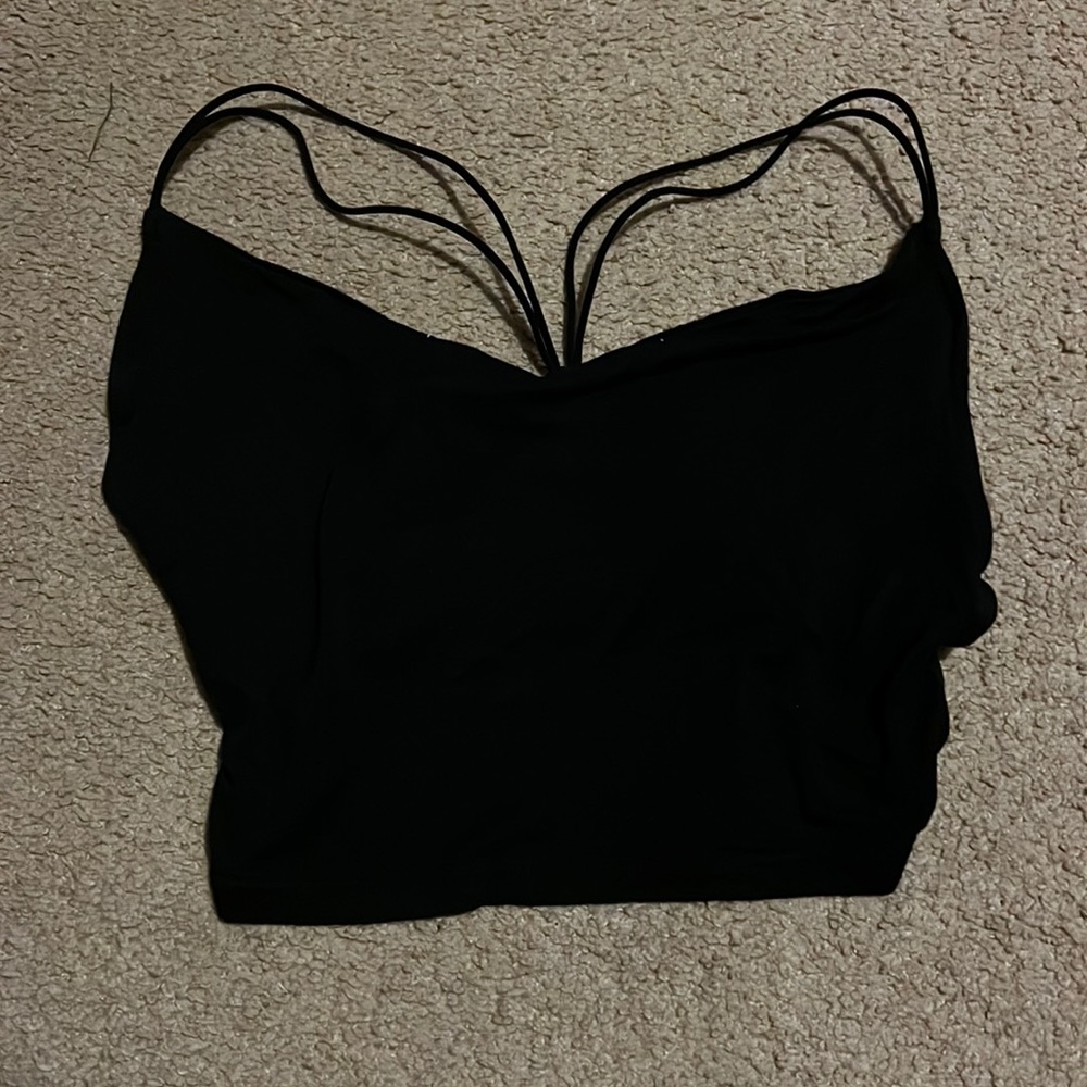 Crop top totally open back